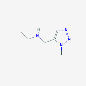 molecular formula C6H12N4 B2969876 ethyl[(1-methyl-1h-1,2,3-triazol-5-yl)methyl]amine CAS No. 1597300-38-3