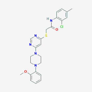4-(2-{[(2-fluorophenyl)sulfonyl]amino}ethyl)-N-(3-methylphenyl)piperidine-1-carboxamide