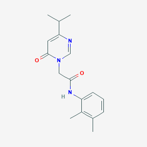 N-(2,3-dimethylphenyl)-2-(4-isopropyl-6-oxopyrimidin-1(6H)-yl)acetamide