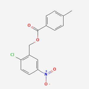 (2-Chloro-5-nitrophenyl)methyl 4-methylbenzoate