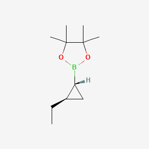 2-((1R,2R)-2-Ethylcyclopropyl)-4,4,5,5-tetramethyl-1,3,2-dioxaborolane