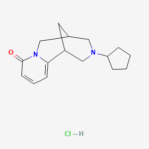 3-cyclopentyl-3,4,5,6-tetrahydro-1H-1,5-methanopyrido[1,2-a][1,5]diazocin-8(2H)-one hydrochloride