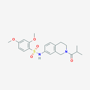 N-(2-isobutyryl-1,2,3,4-tetrahydroisoquinolin-7-yl)-2,4-dimethoxybenzenesulfonamide