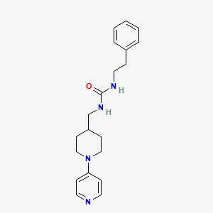 1-Phenethyl-3-((1-(pyridin-4-yl)piperidin-4-yl)methyl)urea