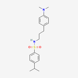 N-(3-(4-(dimethylamino)phenyl)propyl)-4-isopropylbenzenesulfonamide