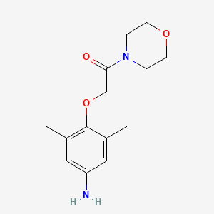 2-(4-Amino-2,6-dimethylphenoxy)-1-morpholinoethanone