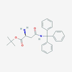 molecular formula C27H30N2O3 B2970148 H-Asn(Trt)-OtBu CAS No. 1998700-98-3