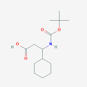 3-(Boc-amino)-3-cyclohexylpropionic acid