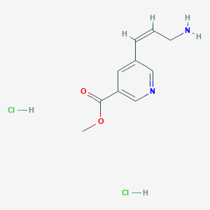 Methyl 5-[(Z)-3-aminoprop-1-enyl]pyridine-3-carboxylate;dihydrochloride