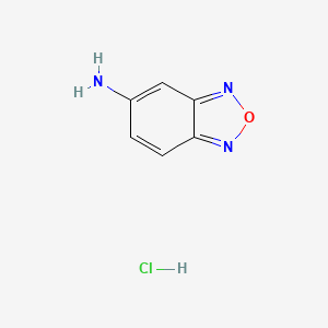 molecular formula C6H6ClN3O B2970264 Benzo[c][1,2,5]oxadiazol-5-amine hydrochloride CAS No. 2305253-47-6