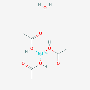 molecular formula C6H14NdO7+3 B2970370 Neodymium(III) acetate xhydrate CAS No. 334869-71-5