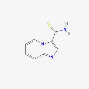 molecular formula C8H7N3S B2970568 Imidazo[1,2-a]pyridine-3-carbothioamide CAS No. 91982-91-1