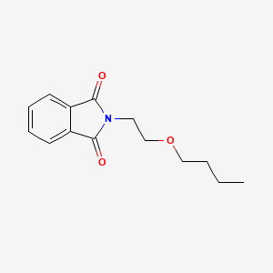 molecular formula C14H17NO3 B2970588 2-(2-Butoxyethyl)-1H-isoindole-1,3(2H)-dione CAS No. 56058-19-6