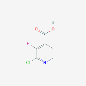 B2970776 2-Chloro-3-fluoroisonicotinic acid CAS No. 628691-93-0; 922147-45-3