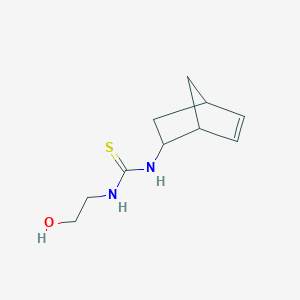 molecular formula C10H16N2OS B2970786 1-{bicyclo[2.2.1]hept-5-en-2-yl}-3-(2-hydroxyethyl)thiourea CAS No. 282715-63-3