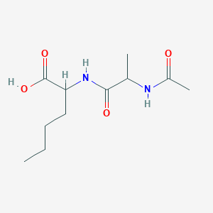 2-(2-Acetamidopropanamido)hexanoic acid