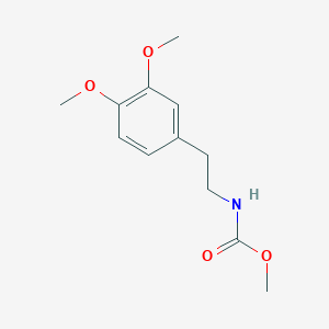 molecular formula C12H17NO4 B2971070 Methyl N-[2-(3,4-dimethoxyphenyl)ethyl]carbamate CAS No. 35690-71-2