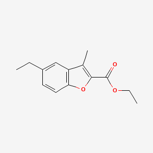 Ethyl 5-ethyl-3-methyl-1-benzofuran-2-carboxylate
