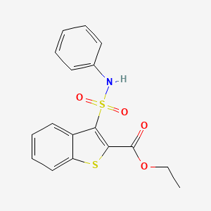 Ethyl 3-(anilinosulfonyl)-1-benzothiophene-2-carboxylate