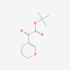 tert-butyl 2-(3,4-dihydro-2H-pyran-5-yl)-2-oxoacetate