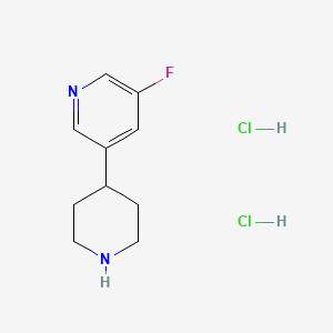 3-Fluoro-5-(piperidin-4-yl)pyridine dihydrochloride