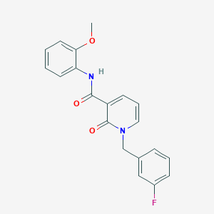 1-(3-fluorobenzyl)-N-(2-methoxyphenyl)-2-oxo-1,2-dihydropyridine-3-carboxamide