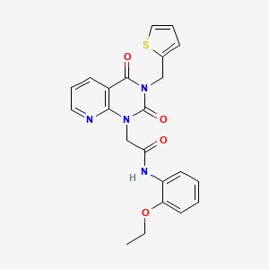 2-[2,4-dioxo-3-(thien-2-ylmethyl)-3,4-dihydropyrido[2,3-d]pyrimidin-1(2H)-yl]-N-(2-ethoxyphenyl)acetamide