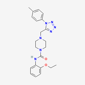 N-(2-ethoxyphenyl)-4-((1-(p-tolyl)-1H-tetrazol-5-yl)methyl)piperazine-1-carboxamide