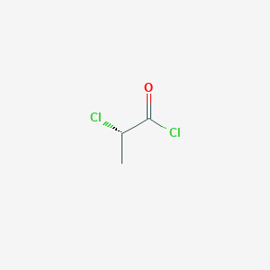 molecular formula C3H4Cl2O B2971225 (2S)-2-chloropropanoyl chloride CAS No. 70110-24-6; 7623-09-8