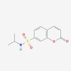 B2971271 2-Oxo-N-propan-2-ylchromene-7-sulfonamide CAS No. 2379996-34-4