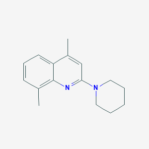 4,8-Dimethyl-2-piperidinoquinoline