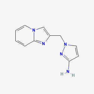1-{imidazo[1,2-a]pyridin-2-ylmethyl}-1H-pyrazol-3-amine