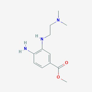molecular formula C12H19N3O2 B2971356 methyl4-amino-3-{[2-(dimethylamino)ethyl]amino}benzoate CAS No. 1555502-25-4