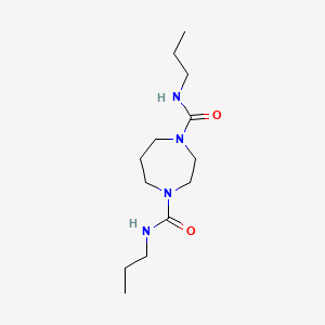 molecular formula C13H26N4O2 B2971407 N1,N4-dipropyl-1,4-diazepane-1,4-dicarboxamide CAS No. 1023351-28-1