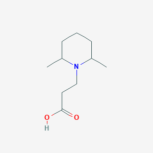 3-(2,6-Dimethylpiperidin-1-yl)propanoic acid