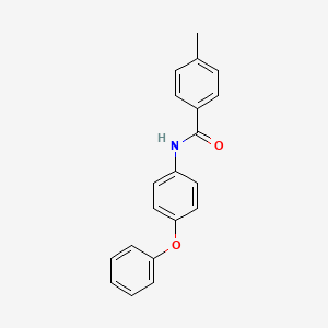 molecular formula C20H17NO2 B2971418 4-methyl-N-(4-phenoxyphenyl)benzamide CAS No. 316134-16-4
