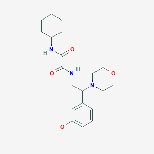 N1-cyclohexyl-N2-(2-(3-methoxyphenyl)-2-morpholinoethyl)oxalamide