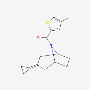 B2971423 3-Cyclopropylidene-8-(4-methylthiophene-2-carbonyl)-8-azabicyclo[3.2.1]octane CAS No. 2175979-04-9