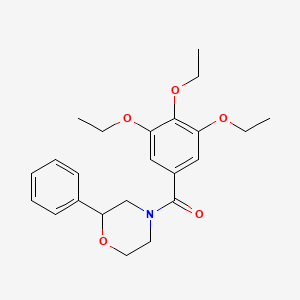 (2-Phenylmorpholino)(3,4,5-triethoxyphenyl)methanone