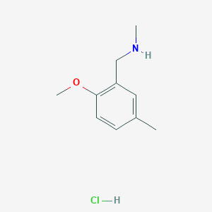 N-(2-methoxy-5-methylbenzyl)-N-methylamine hydrochloride