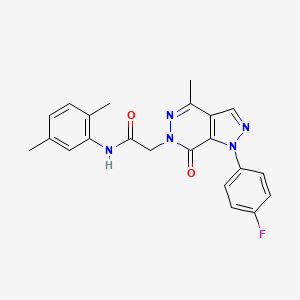 N-(2,5-dimethylphenyl)-2-(1-(4-fluorophenyl)-4-methyl-7-oxo-1H-pyrazolo[3,4-d]pyridazin-6(7H)-yl)acetamide