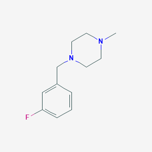 1-[(3-Fluorophenyl)methyl]-4-methylpiperazine