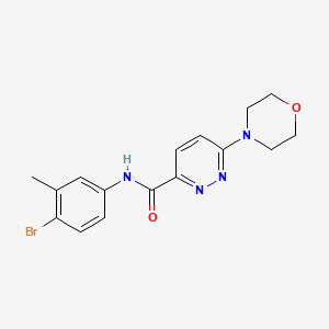 N-(4-bromo-3-methylphenyl)-6-morpholinopyridazine-3-carboxamide