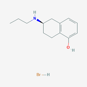 molecular formula C13H20BrNO B2971455 1-Naphthalenol, 5,6,7,8-tetrahydro-6-(propylamino)- (hydrobromide),(R)- CAS No. 167016-87-7