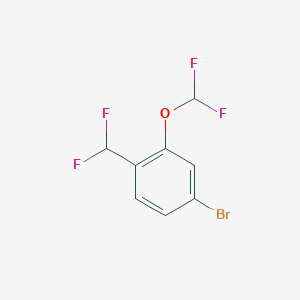 4-Bromo-2-(difluoromethoxy)-1-(difluoromethyl)benzene