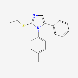 2-(ethylthio)-5-phenyl-1-(p-tolyl)-1H-imidazole