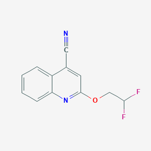 2-(2,2-Difluoroethoxy)quinoline-4-carbonitrile