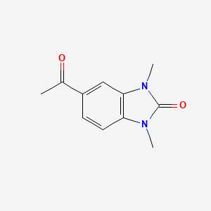 molecular formula C11H12N2O2 B2971636 5-Acetyl-1,3-dimethyl-1,3-dihydro-benzoimidazol-2-one CAS No. 64826-44-4