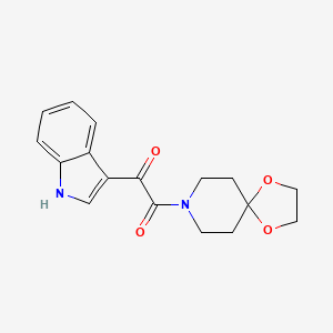 1-(1H-indol-3-yl)-2-(1,4-dioxa-8-azaspiro[4.5]decan-8-yl)ethane-1,2-dione