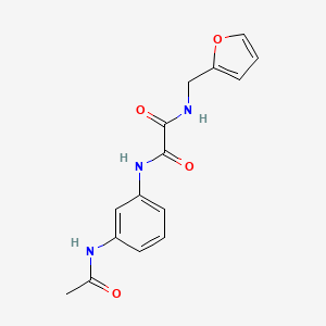 N'-(3-acetamidophenyl)-N-(furan-2-ylmethyl)oxamide